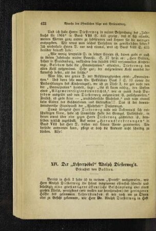 ¬Der¬ "Lehrerpöbel" Adolph Diesterweg's