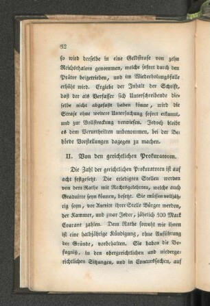 II. Von den gerichtlichen Prokuratoren.