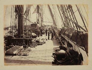 Österreichische Flotte 1864 - Fregatte Radetzky, Verdeck