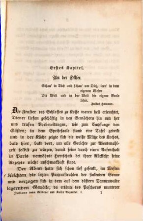 Juliane von Krüdener und Kaiser Alexander : ein Zeitbild. 1,1, Frau von Krüdener als Weltdame ; 1. Theil