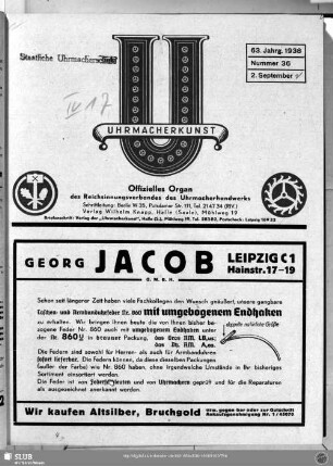 Anzeigen Nr. 36