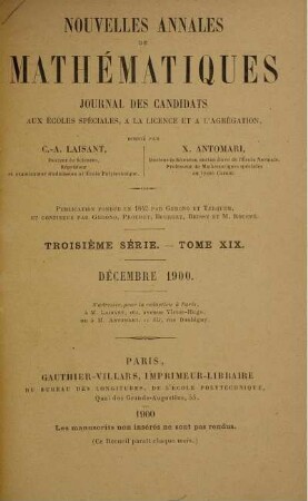 Décembre 1900.