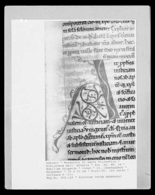 Homiliae Origenis — Initiale A (it), Folio 163 recto