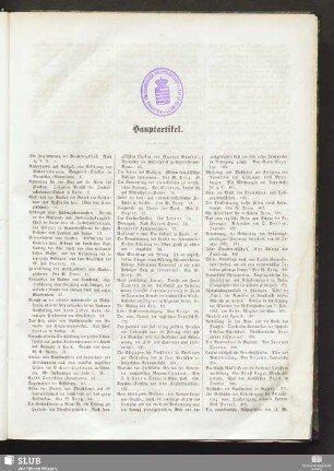 Hauptartikel