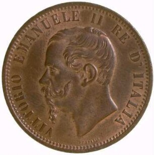 Münze, 10 Centesimi (ITL), 1866