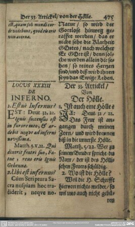 Locus XXXIII. De Inferno