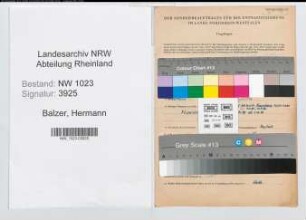 Entnazifizierung Hermann Balzer , geb. 08.04.1907 (Architekt)