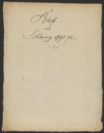 Briefe an Friedrich Nicolai : 1791-1792