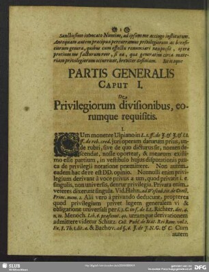 Partis Generalis