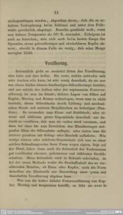 Versilberung