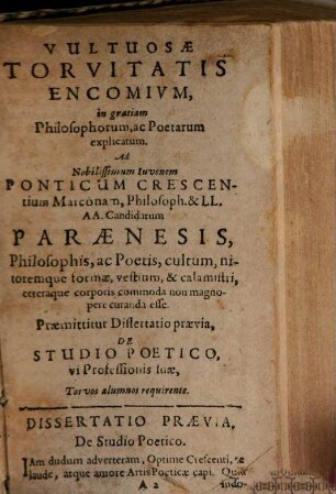I. Balde S. I. Poemata, 3. Complectens Satyrica