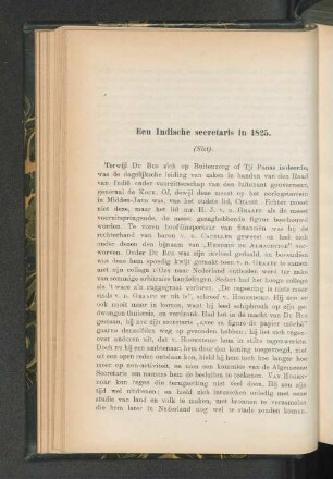 Een Indische Secretaris in 1825, door S. Kalff (Slot).