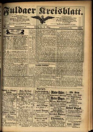 Zweite Ausgabe vom Freitag, den 24. März 1905.