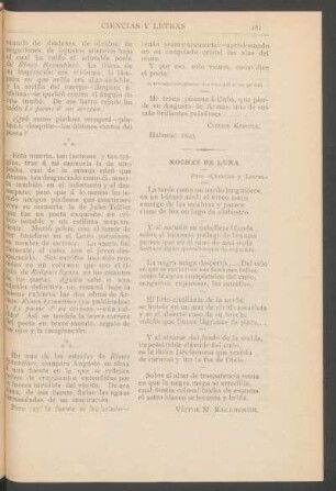 Noches de luna : [Poesía]