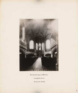 Dankeskirche, Berlin-Wedding: Innenraum nach Fertigstellung
