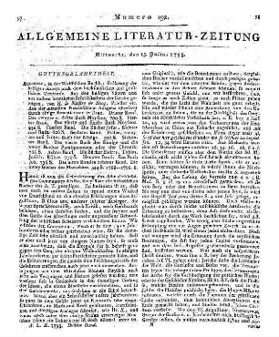 Bonner, K. A.: Der Weg zur Wissenschaft und Tugend. H. 1-2. Ein Wochenblatt für Kinder. Neuwied: Haupt 1794