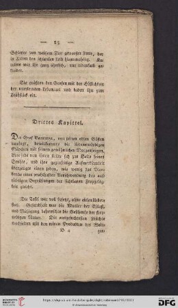 Drittes Kapitel