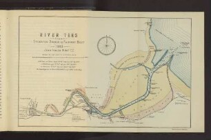 RIVER TEES from STOCKTON BRIDGE to FAIRWAY BUOY 1883
