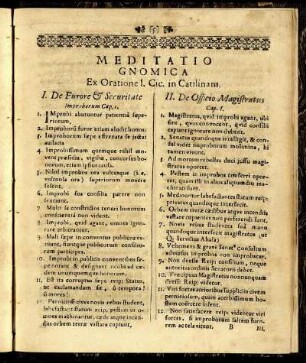 II. De Officio. Magistratus Cap. 1.