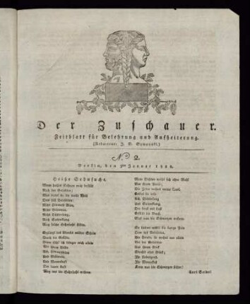 No. 2 - 3. Januar 1822