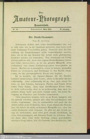 Die Dunkelkammer