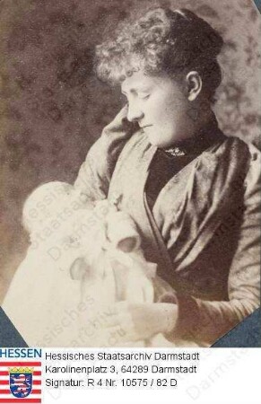 Rohde, Else geb. Wilbrand (1868-1909) / Porträt mit Baby