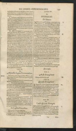 Locus XV. De Evangelio.