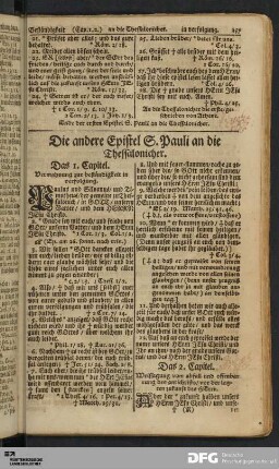 Die andere Epistel S. Pauli an die Thessalonicher.