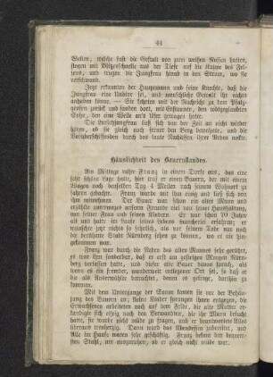 Häuslichkeit des Bauernstandes.