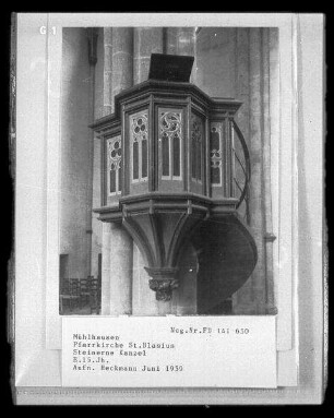 Kanzel, Mühlhausen in Thüringen