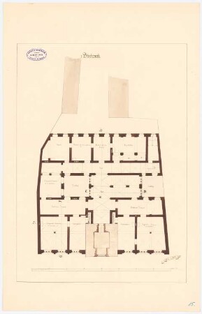 Rathaus, Innsbruck: Grundriss 1. Stock
