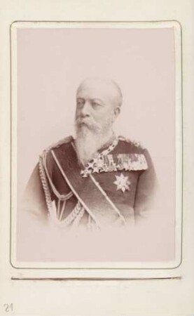 Brustbild von Großherzog Friedrich I. von Baden in Uniform