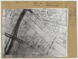 Hauptverkehrsstraßenplanung Michaelkirchstraße. Berlin, Mitte, Michaelkirchstraße/Köpenicker Straße/Michaelbrücke