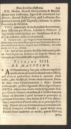 Titulus XIII.