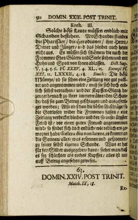 63. Domin. XXIV. Post Trinit.
