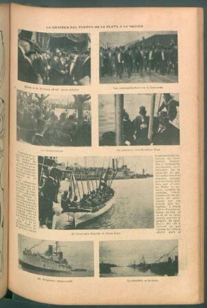 La entrega del Puerto de La Plata a la nación