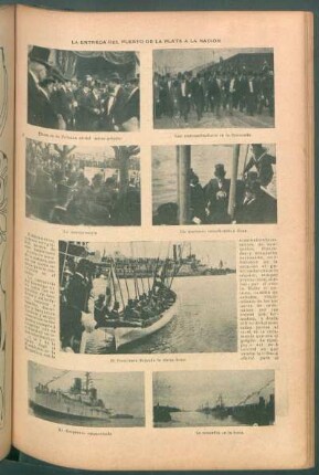 La entrega del Puerto de La Plata a la nación