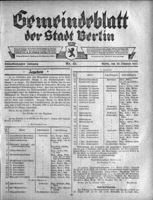 1927,42: Nr. 42, 16. Oktober 1927