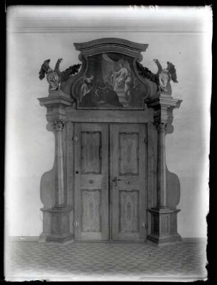 Rathaus; Türe im 1. Stock