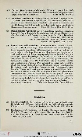 Nachtrag (Nr. 579-584)