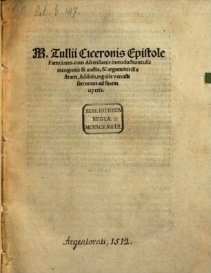 Epistole familiares