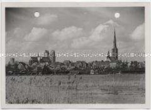 Lübeck, Blick über die Wakenitz