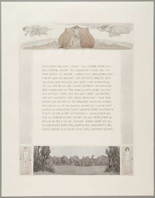 Mappe "Hymnen an die Nacht", Blatt 5