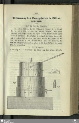 Bestimmung des Quarzgehaltes in Silicatgemengen