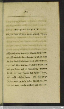 Eilftes Kapitel. Kurze Darstellung der Guiana in Naturhistorischer Hinsicht