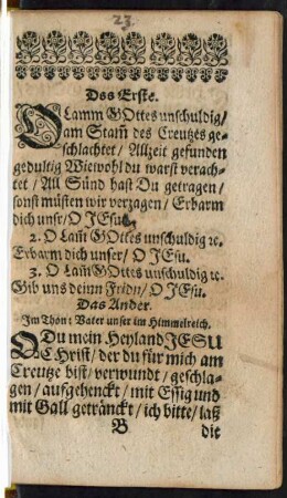 Dss Erste - Das Fünffte.