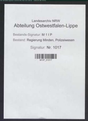 Verpflegung der Gendarmerie-Pferde, Allgemeines, Band 1