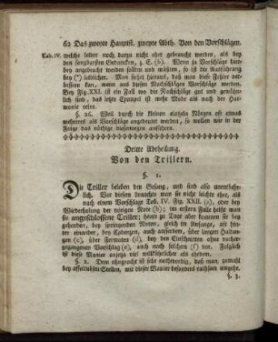 Dritte Abtheilung. Von den Trillern.