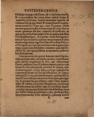 Leges Academiae Witebergensis de studiis et moribus auditorum