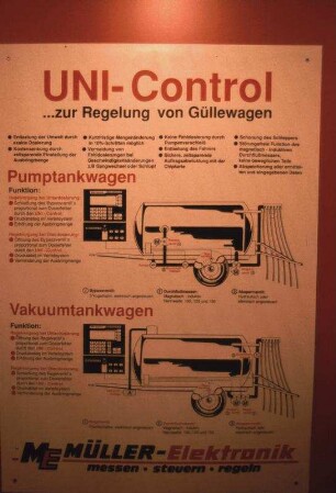 Uni-Control ... zur Regelung von Güllewagen